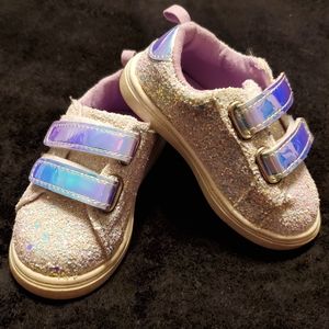 Toddler Girl Wonder Nation Glitter Tennis Shoes